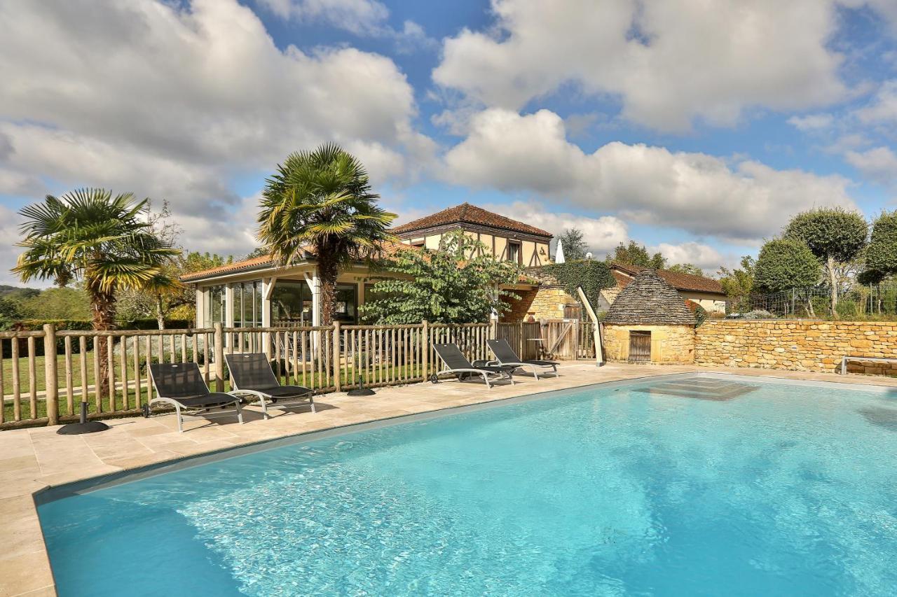 Hotel Le Mas De Castel - Piscine Chauffee Sarlat-la-Caneda Luaran gambar